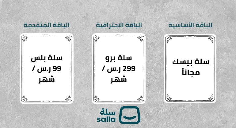 الفرق بين باقات سلة وأسعارها