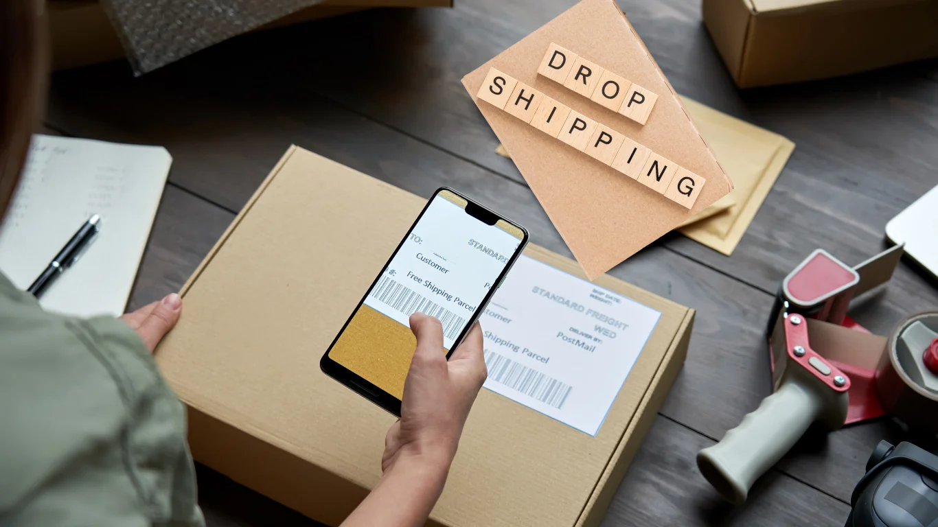 البيع عبر الإنترنت (Dropshipping)